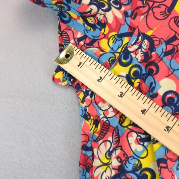 Lularoe Disney Mickey Mouse Print High-Low Shirt Women's S Short Sleeve Cartoon - Picture 8 of 10